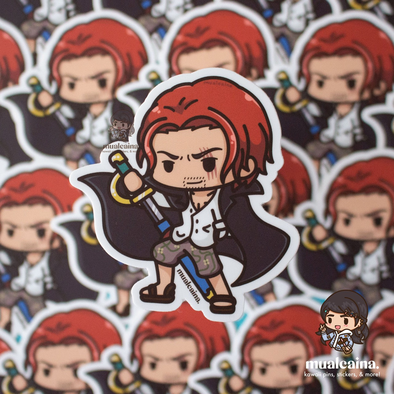 Anime Chibi Pirate Vinyl Stickers V2