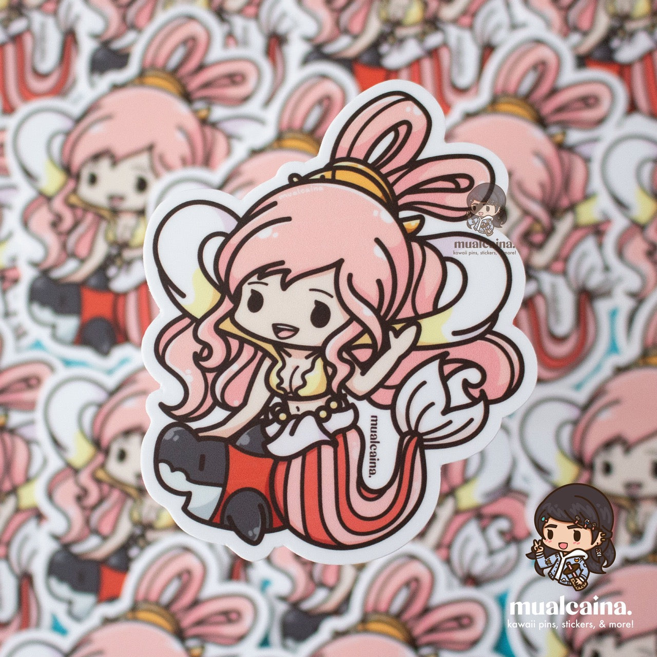 Anime Chibi Pirate Vinyl Stickers V2