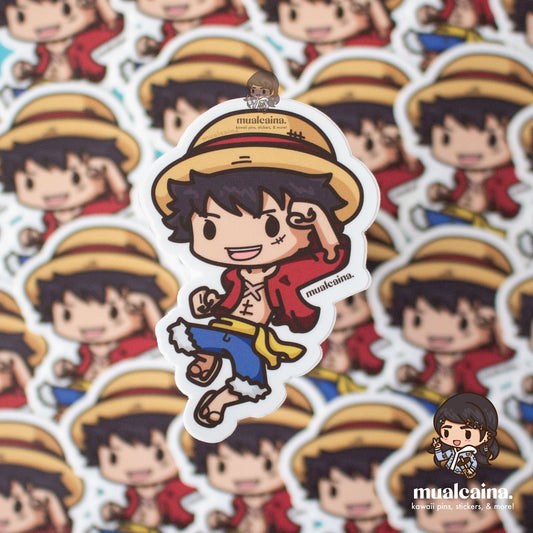 Anime Chibi Pirate Vinyl Stickers