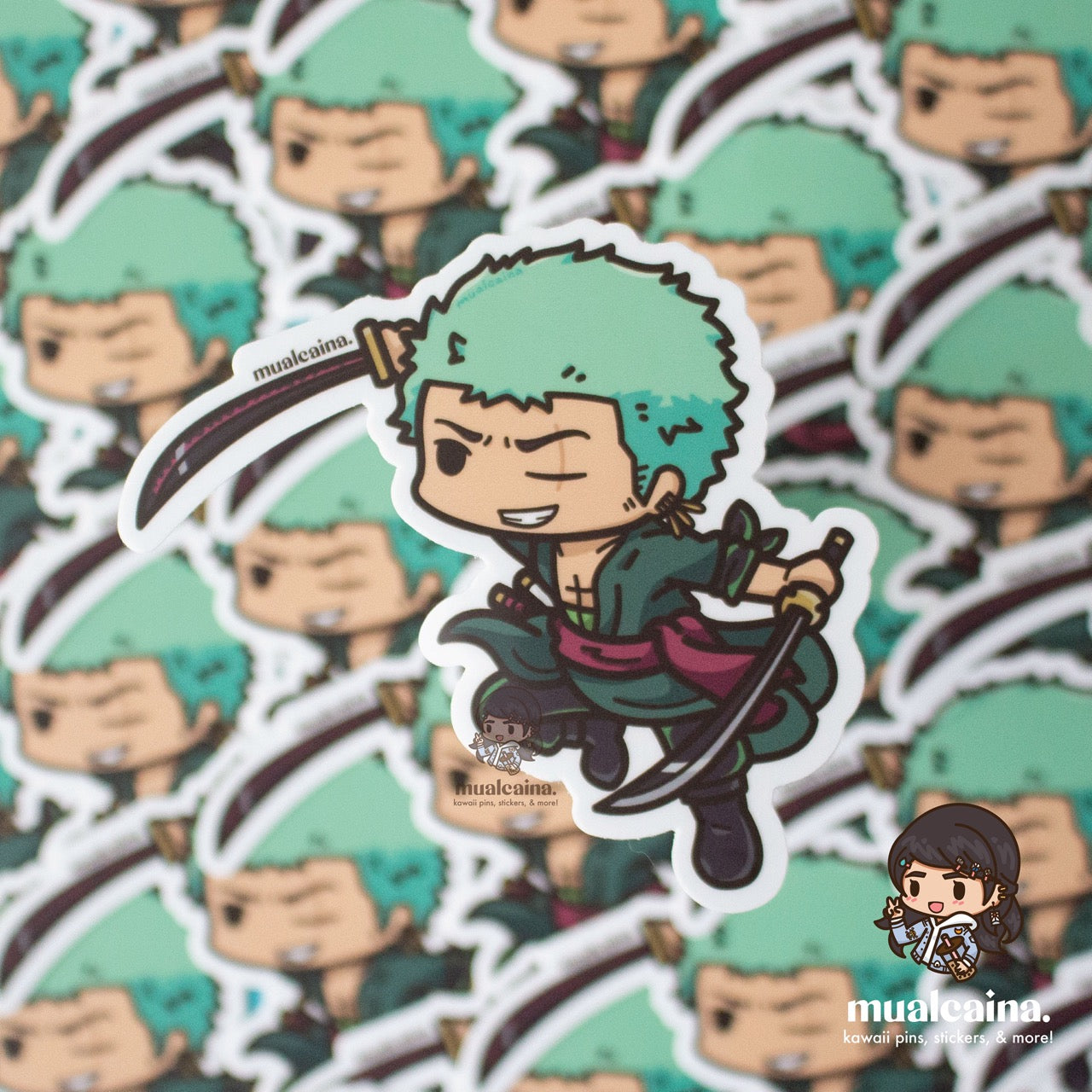 Anime Chibi Pirate Vinyl Stickers