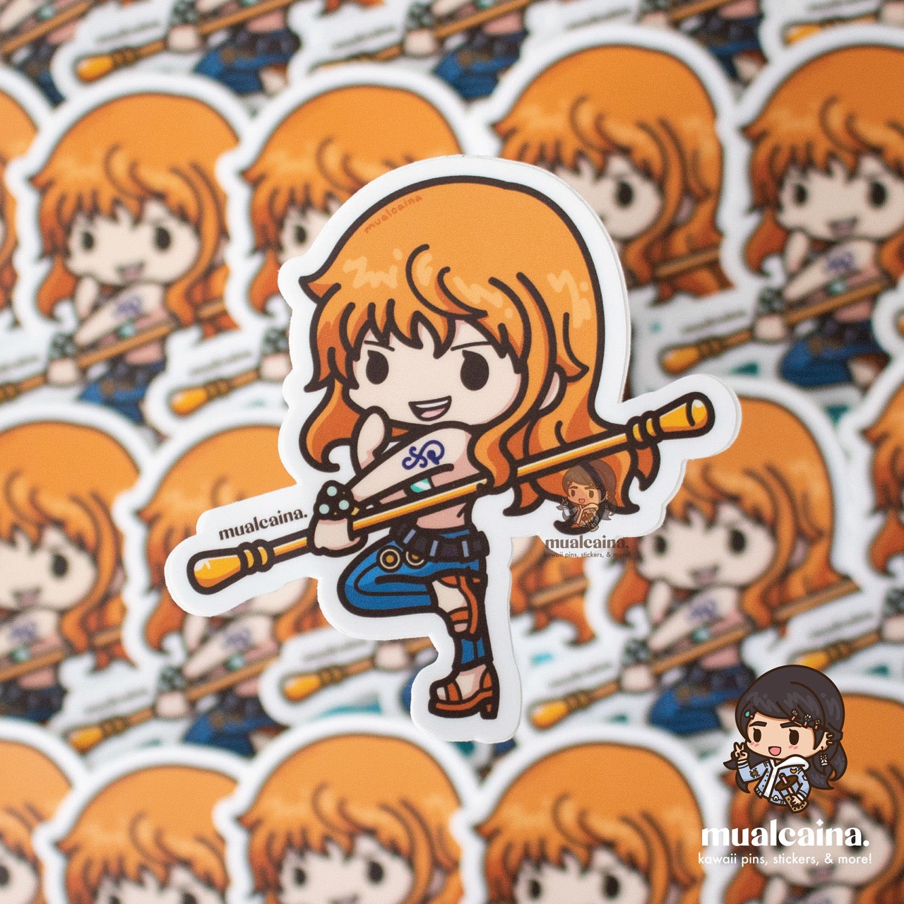 Anime Chibi Pirate Vinyl Stickers