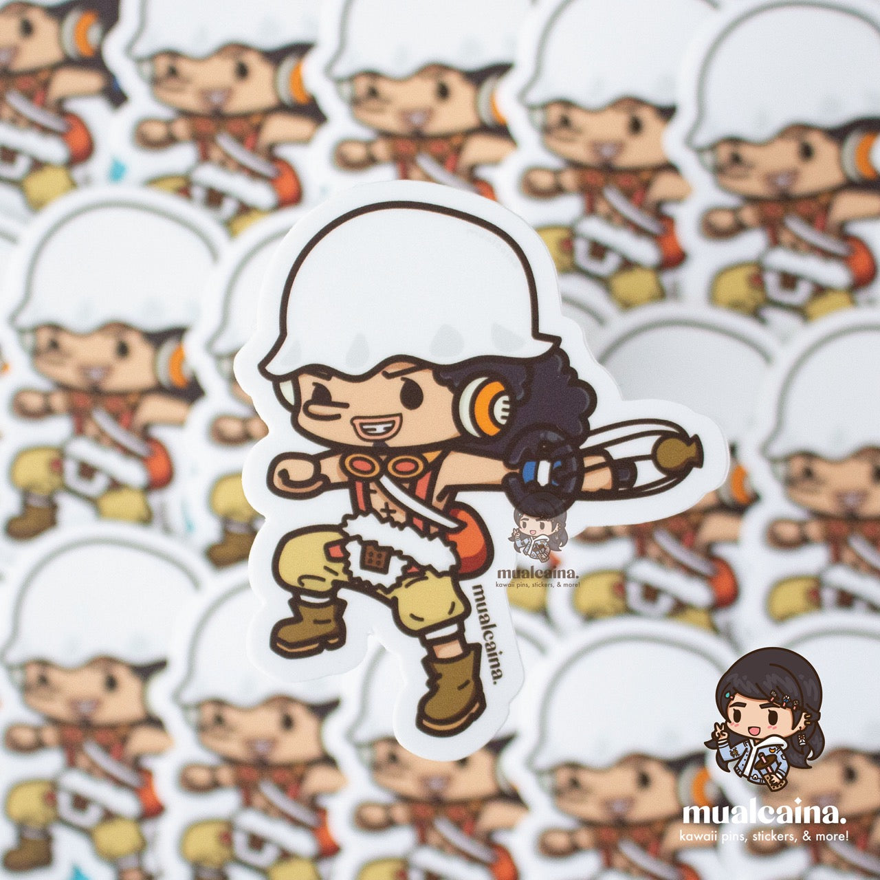 Anime Chibi Pirate Vinyl Stickers