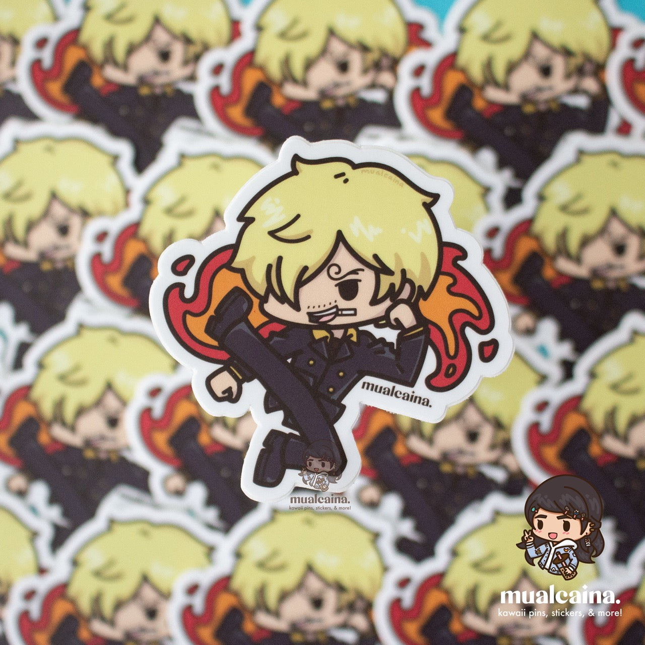 Anime Chibi Pirate Vinyl Stickers