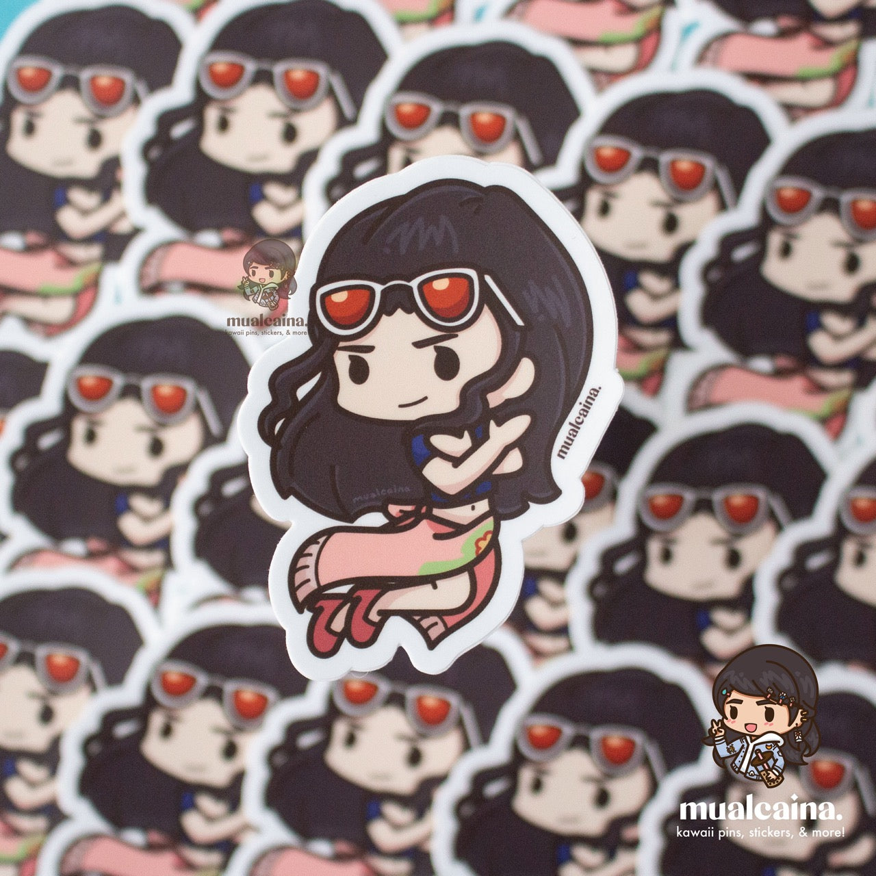 Anime Chibi Pirate Vinyl Stickers