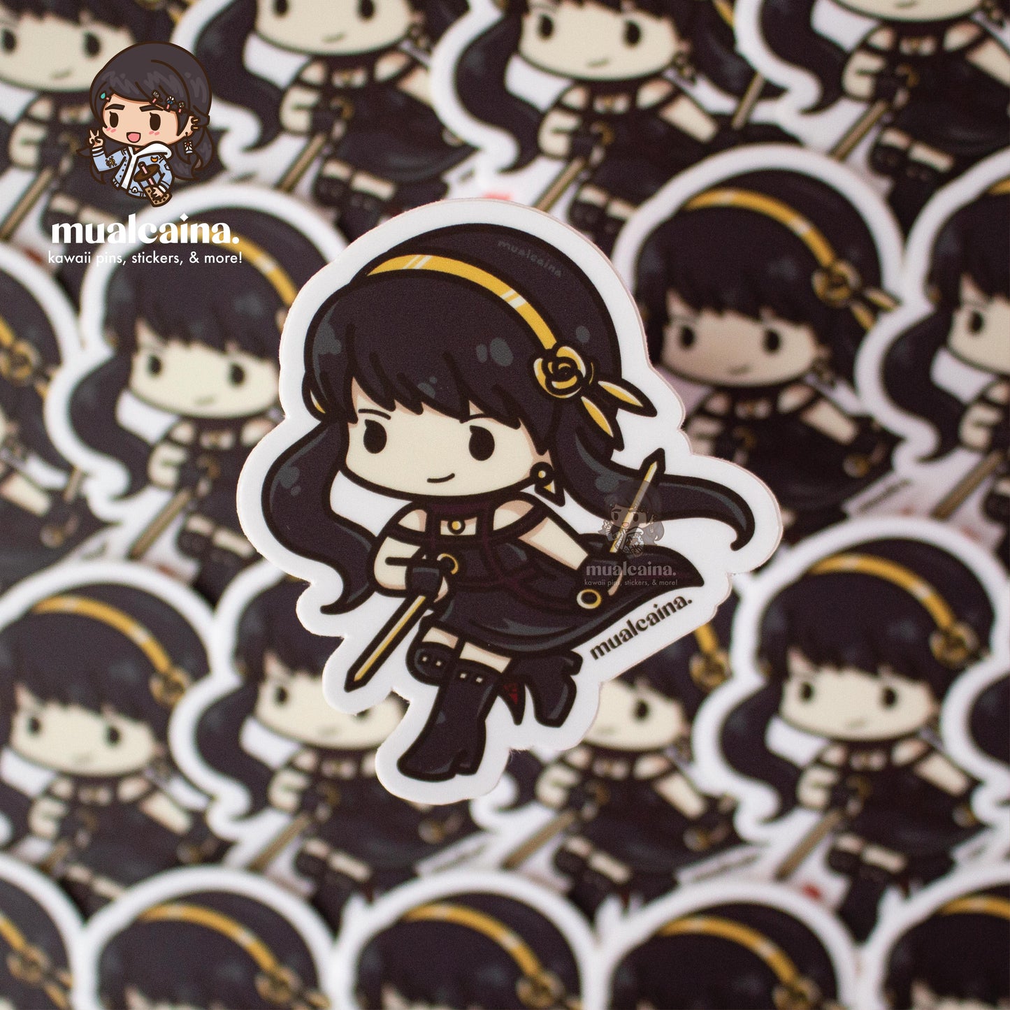 Anime Chibi Family Vinyl Stickers