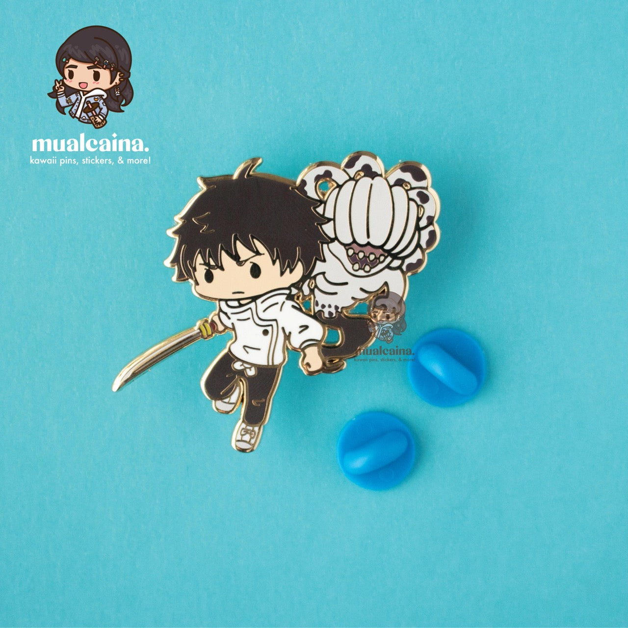 Anime Chibi Sorcerer Enamel Pins V2