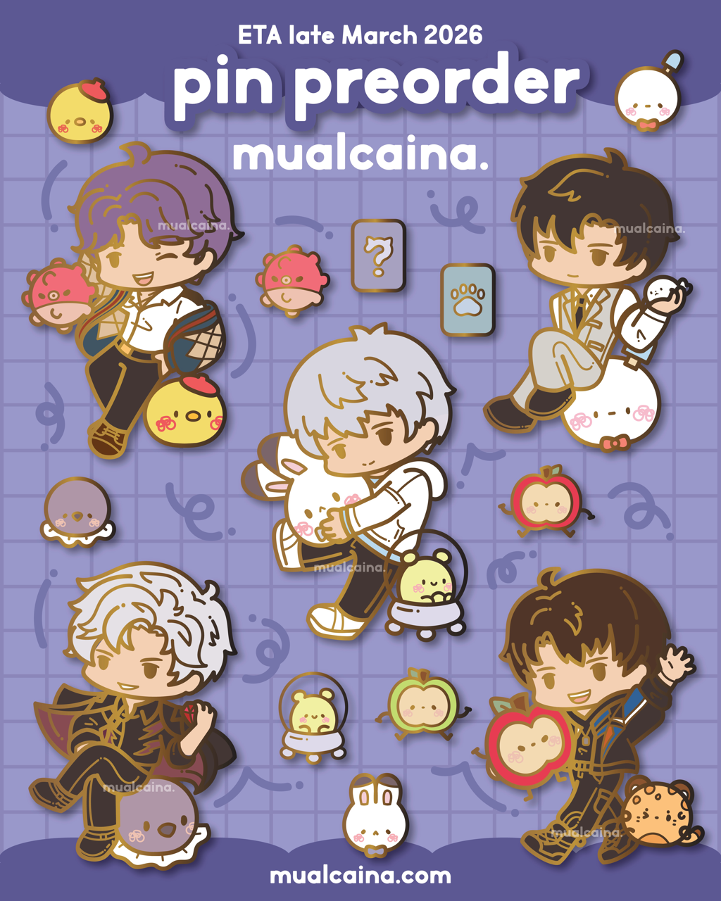 [PRE-ORDER] LADS Boys Enamel Pins (ETA late March / early April 2026)