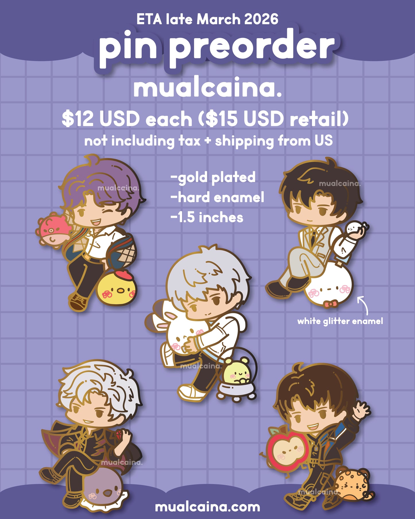 [PRE-ORDER] LADS Boys Enamel Pins (ETA late March / early April 2026)