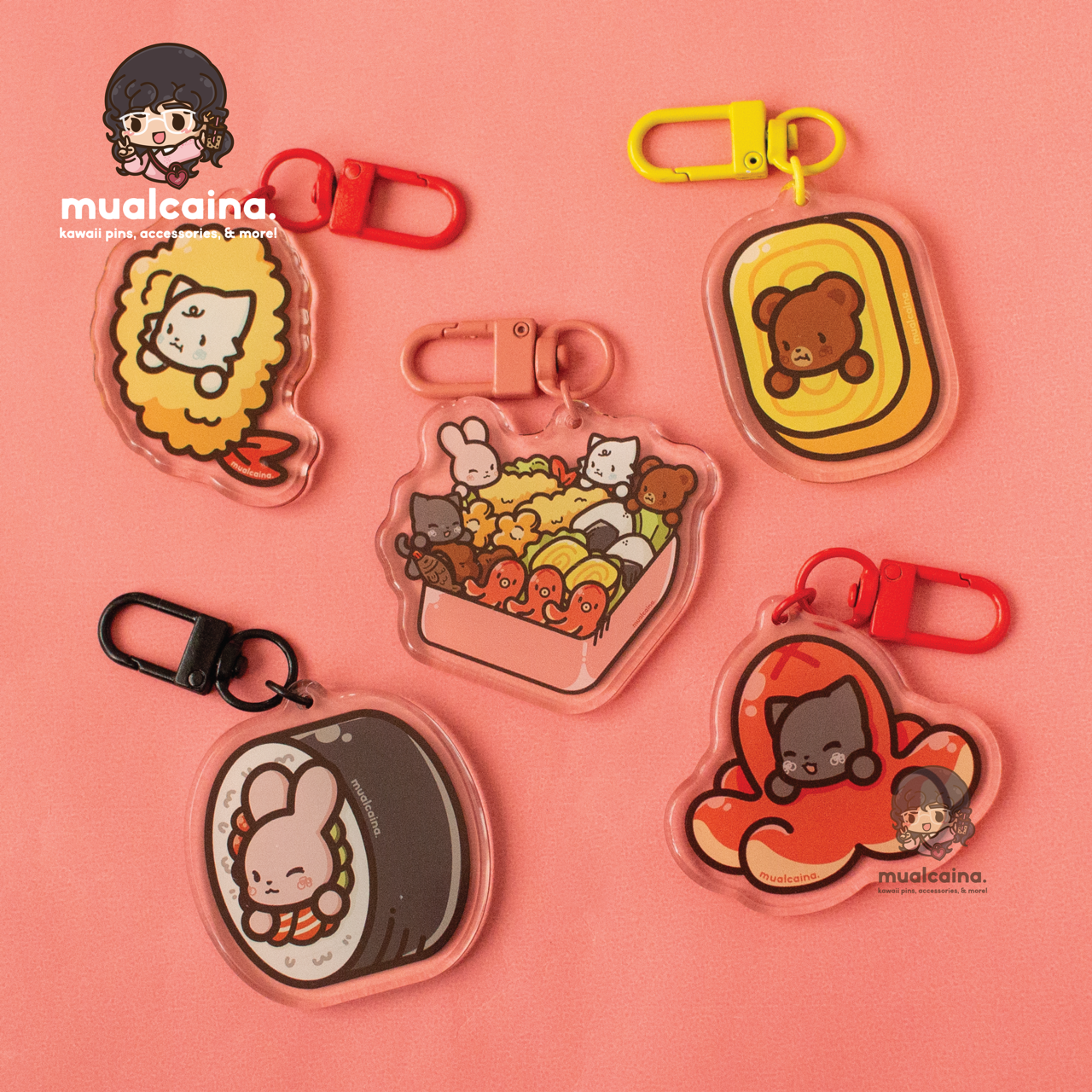 Bento Box Cuties [Acrylic Keychain]