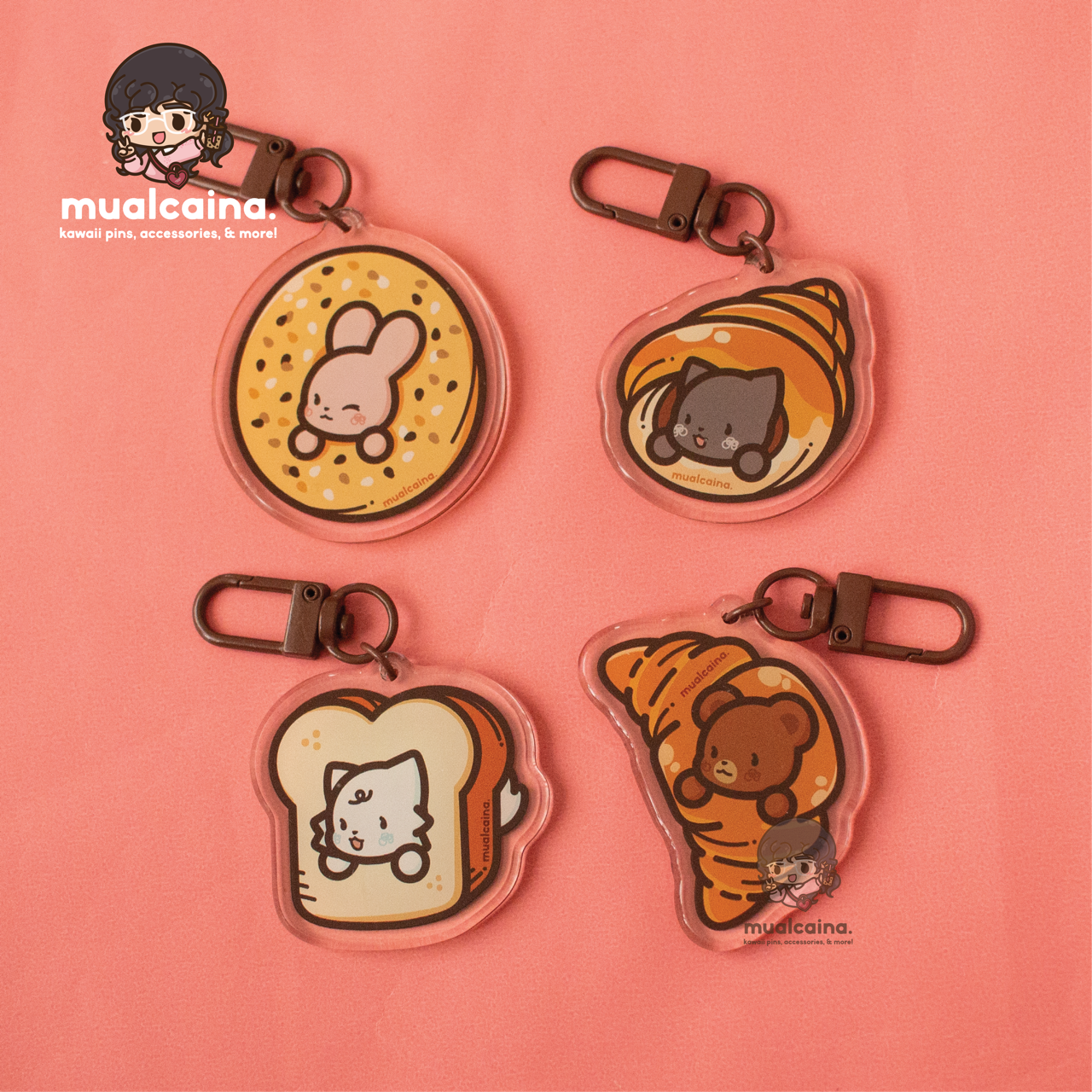 Bread Bakery Cuties [Acrylic Keychain]