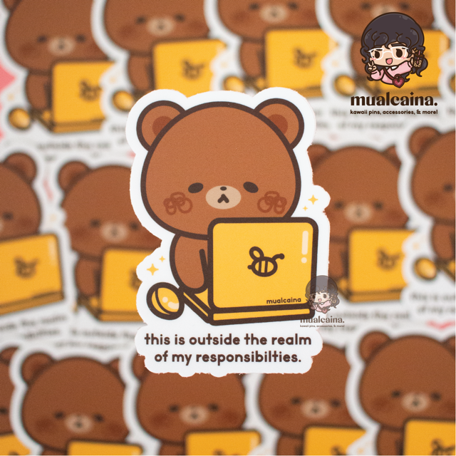 Kawaii Corporate Life Vinyl Stickers