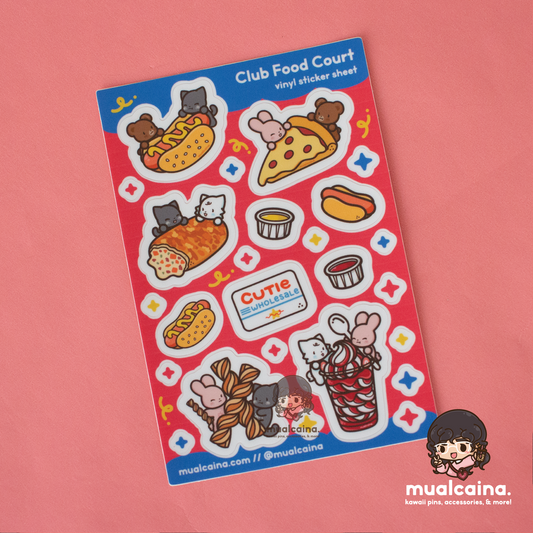 Club Food Court [Vinyl Sticker Sheet]