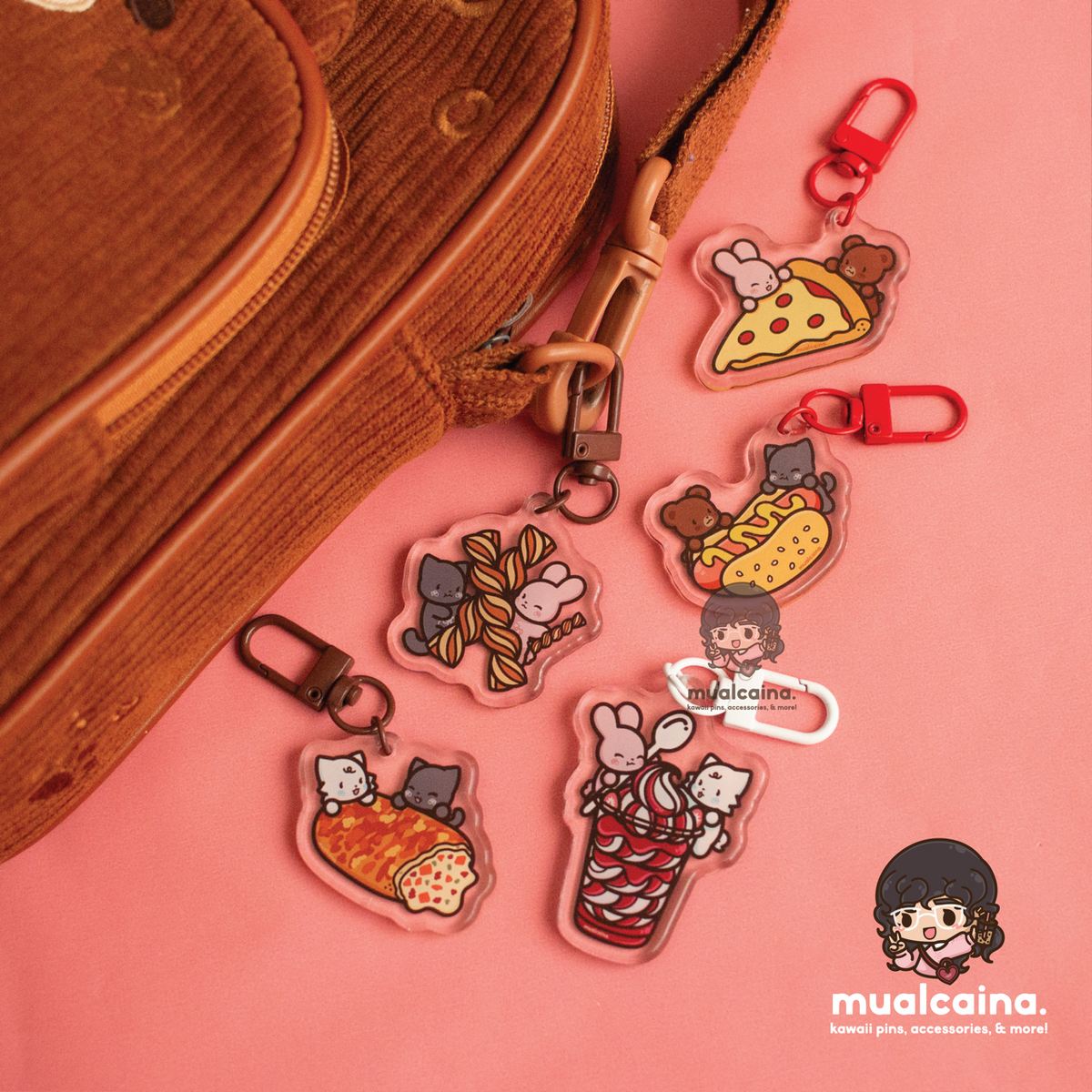 Food Court Acrylic Keychain Mystery Bag