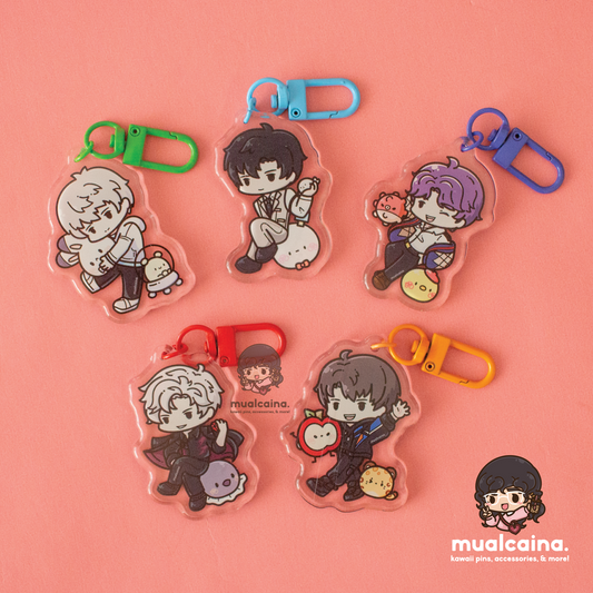 Space Boys Acrylic Keychain