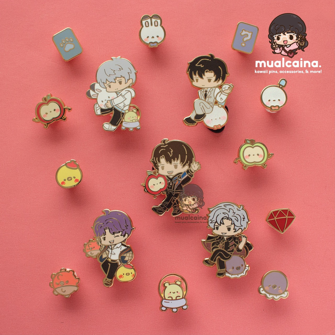 Space Boys Enamel Pins