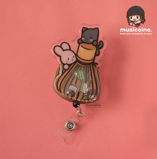 Matcha Chasen Shaker Badge Reel