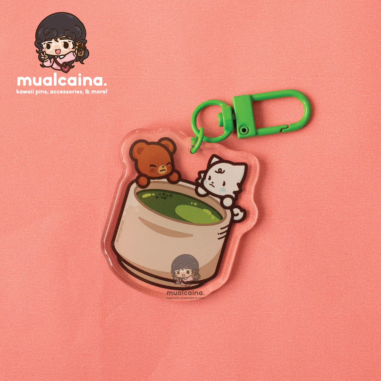 Matching Matcha Set [Acrylic Keychain]