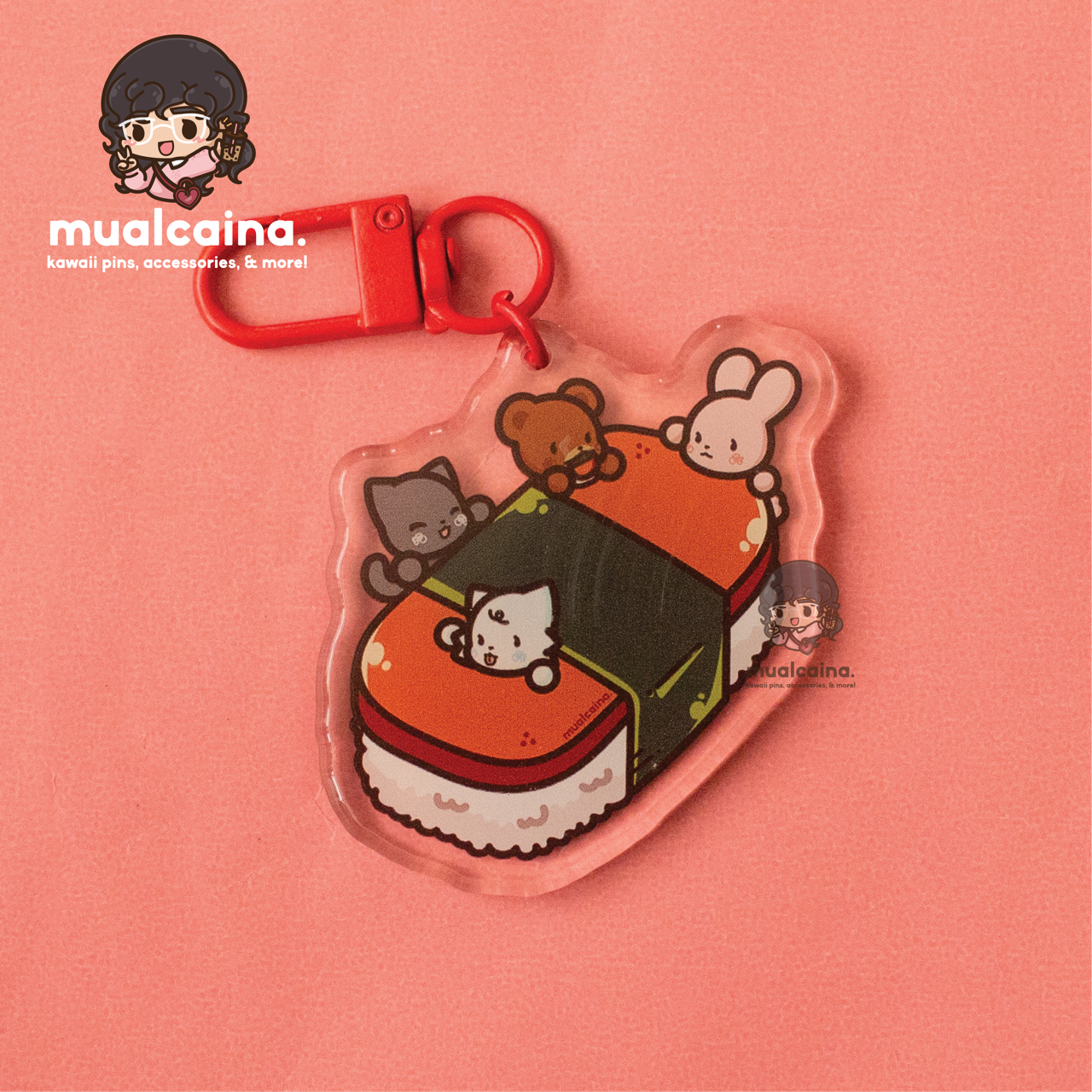 Musubi Cuties [Acrylic Keychain]