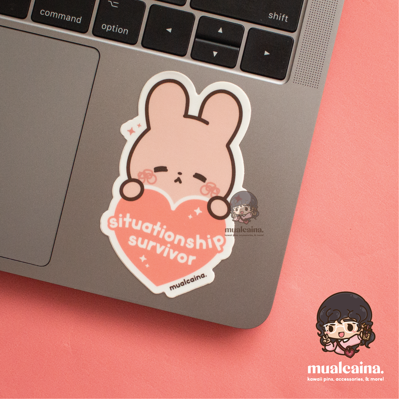 Kawaii Heart Animals [Vinyl Sticker]