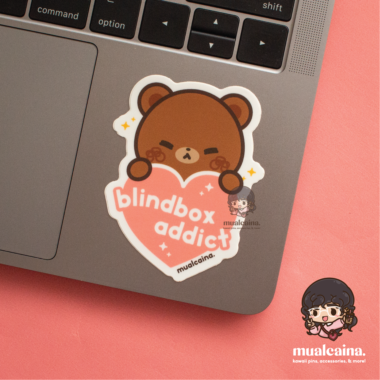 Kawaii Heart Animals [Vinyl Sticker]