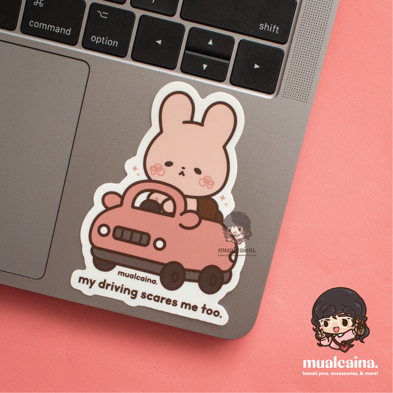 Kawaii Car Animals [Vinyl Sticker]
