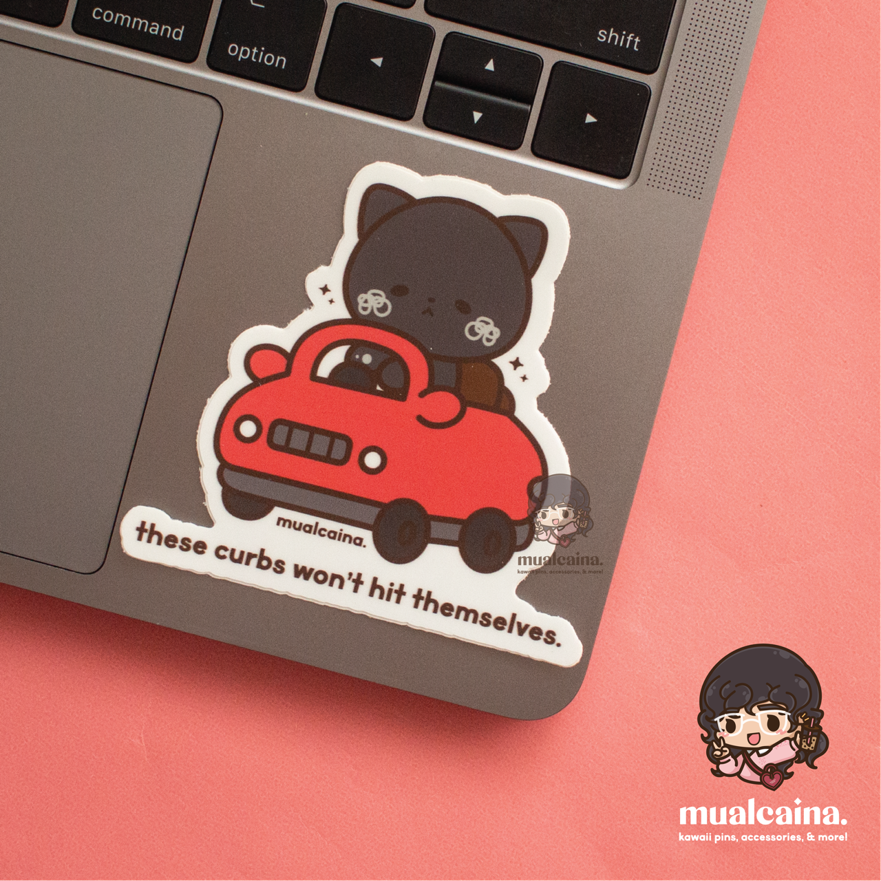 Kawaii Car Animals [Vinyl Sticker]