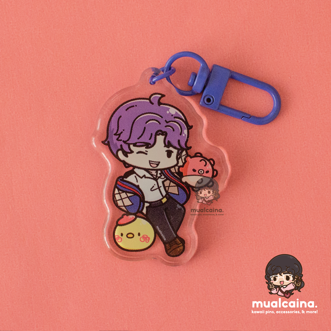 Space Boys Acrylic Keychain