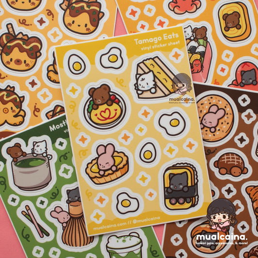 Tamago Eats [Vinyl Sticker Sheet]