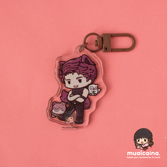 Wolf Boy Acrylic Keychain