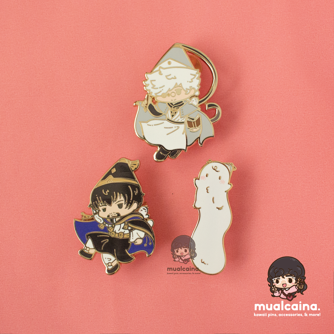 Witch Anime Enamel Pins