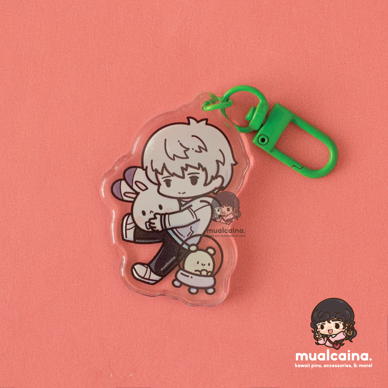 Space Boys Acrylic Keychain