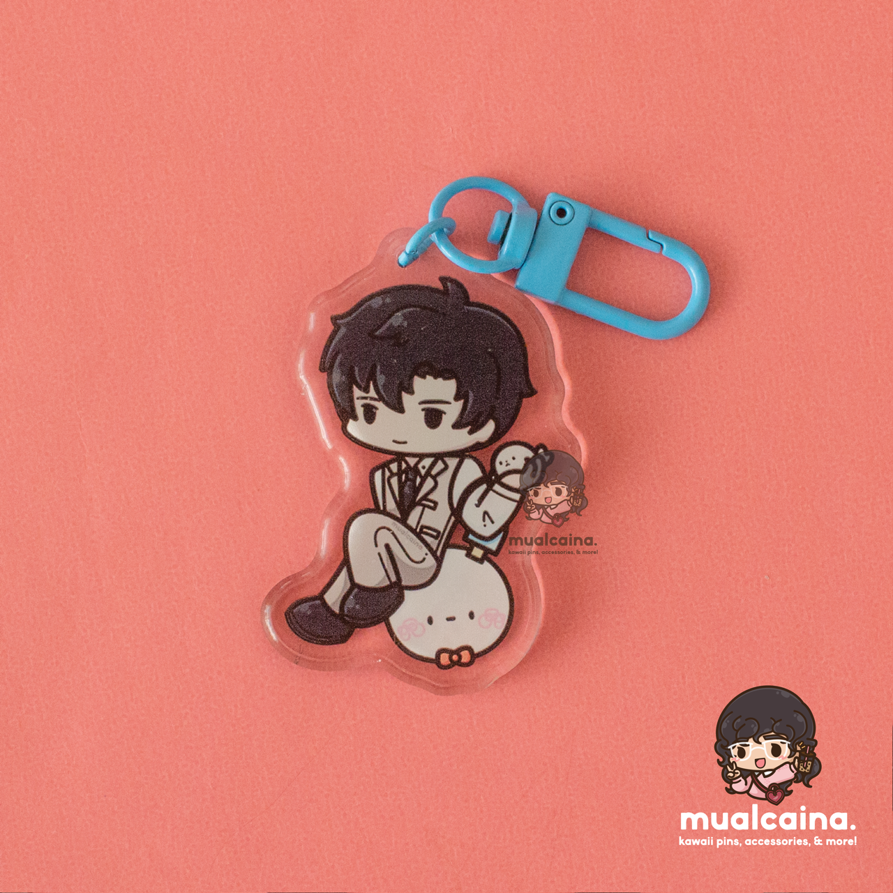 Space Boys Acrylic Keychain