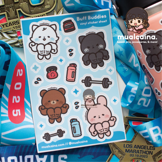Buff Buddies [Vinyl Sticker Sheet]