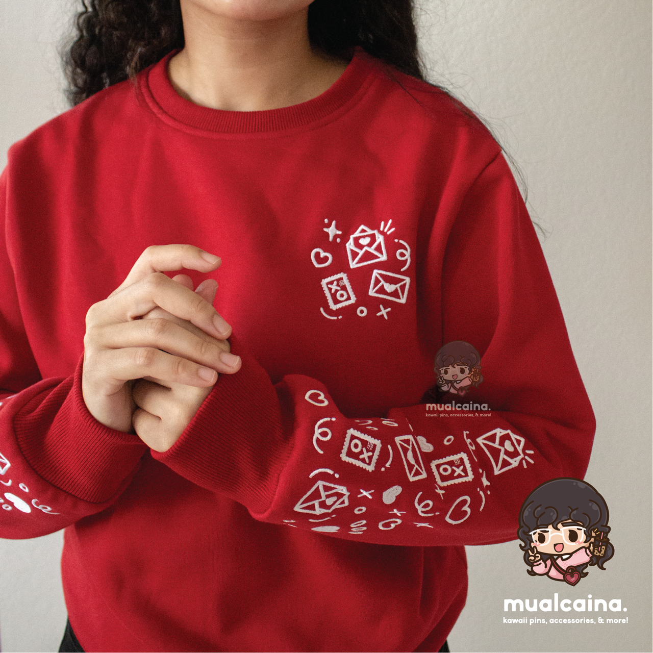 [PRE-ORDER] Embroidered Crewneck - Love Letter [SHIPS JANUARY/FEBRUARY 2026]