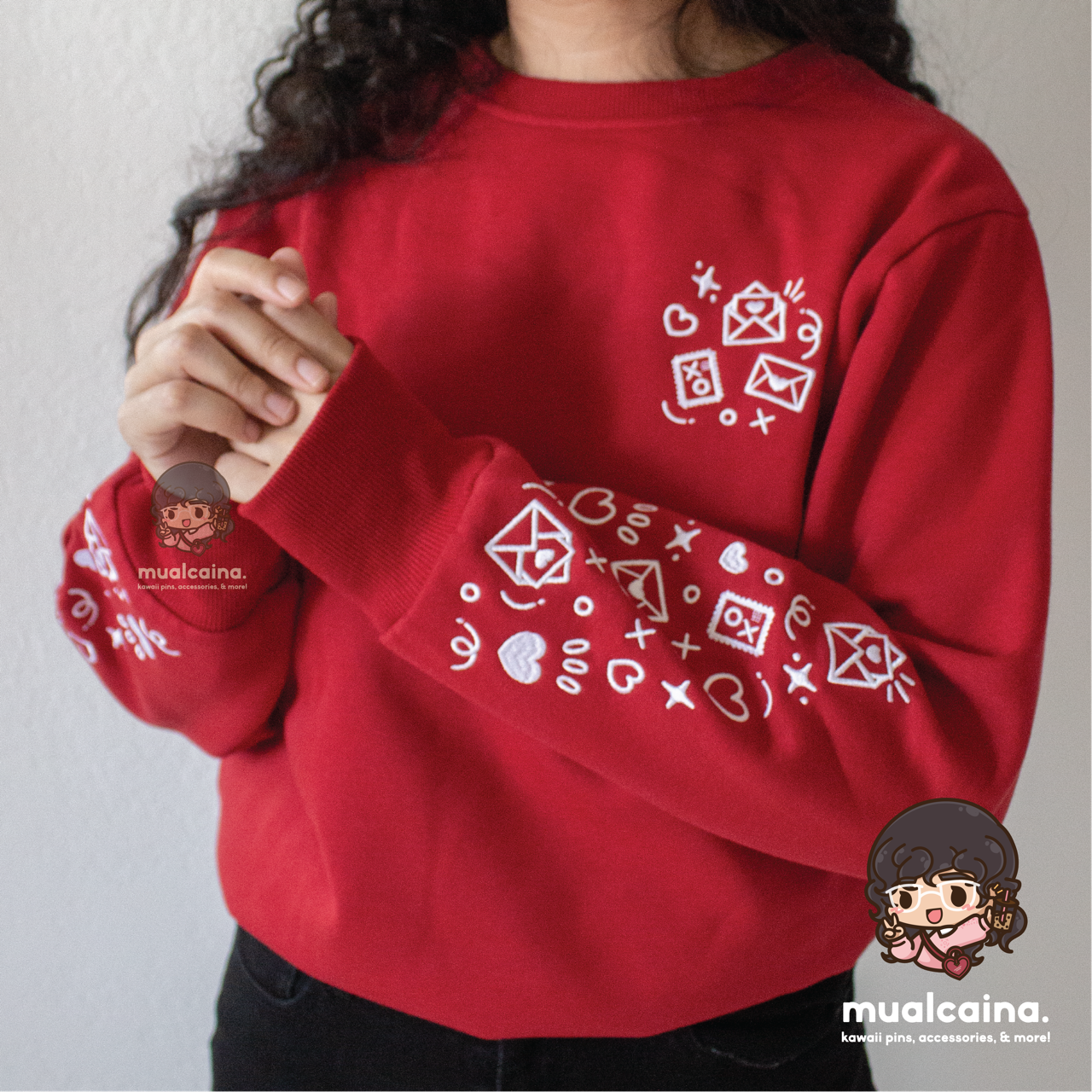 [PRE-ORDER] Embroidered Crewneck - Love Letter [SHIPS JANUARY/FEBRUARY 2026]