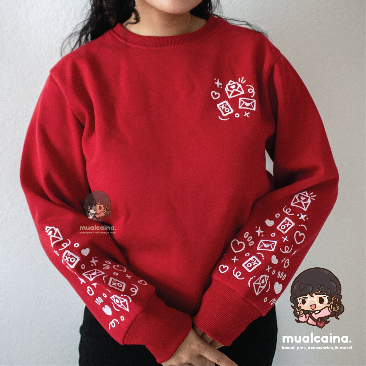 [PRE-ORDER] Embroidered Crewneck - Love Letter [SHIPS JANUARY/FEBRUARY 2026]