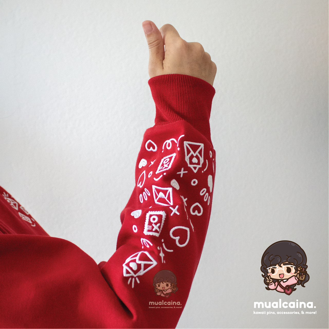 [PRE-ORDER] Embroidered Crewneck - Love Letter [SHIPS JANUARY/FEBRUARY 2026]