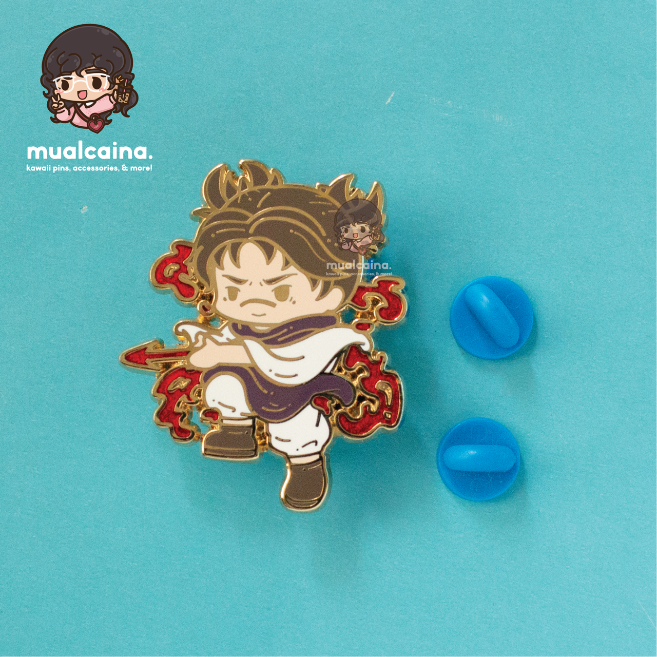 Anime Chibi Sorcerer Enamel Pins V3