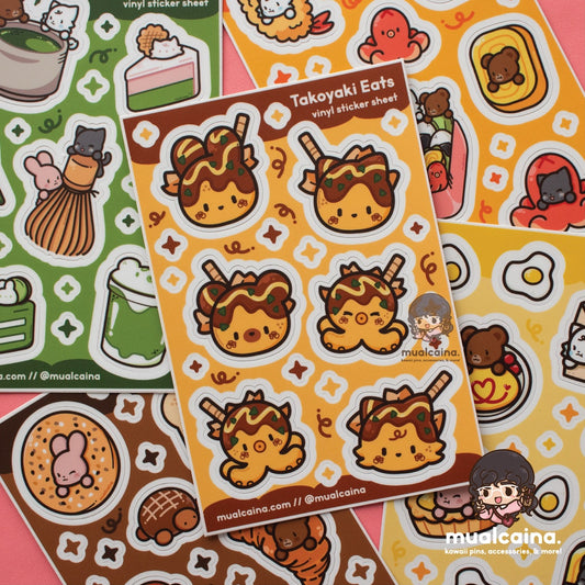 Takoyaki Eats [Vinyl Sticker Sheet]