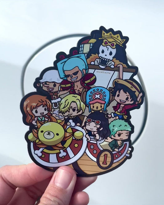 Anime Chibi Pirate Ship Magnet