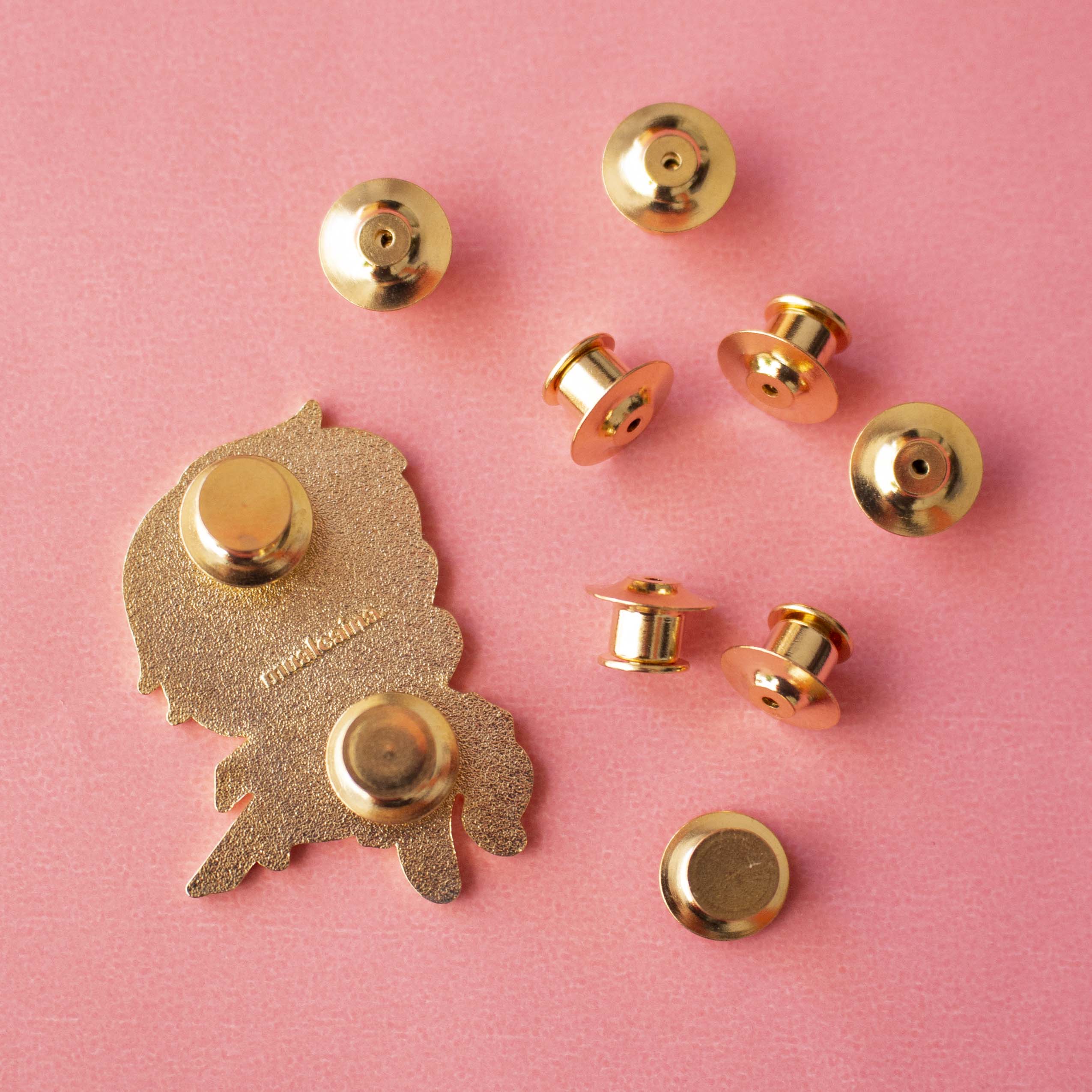 Long Pin Back Locking Pin Backs – Mualcaina