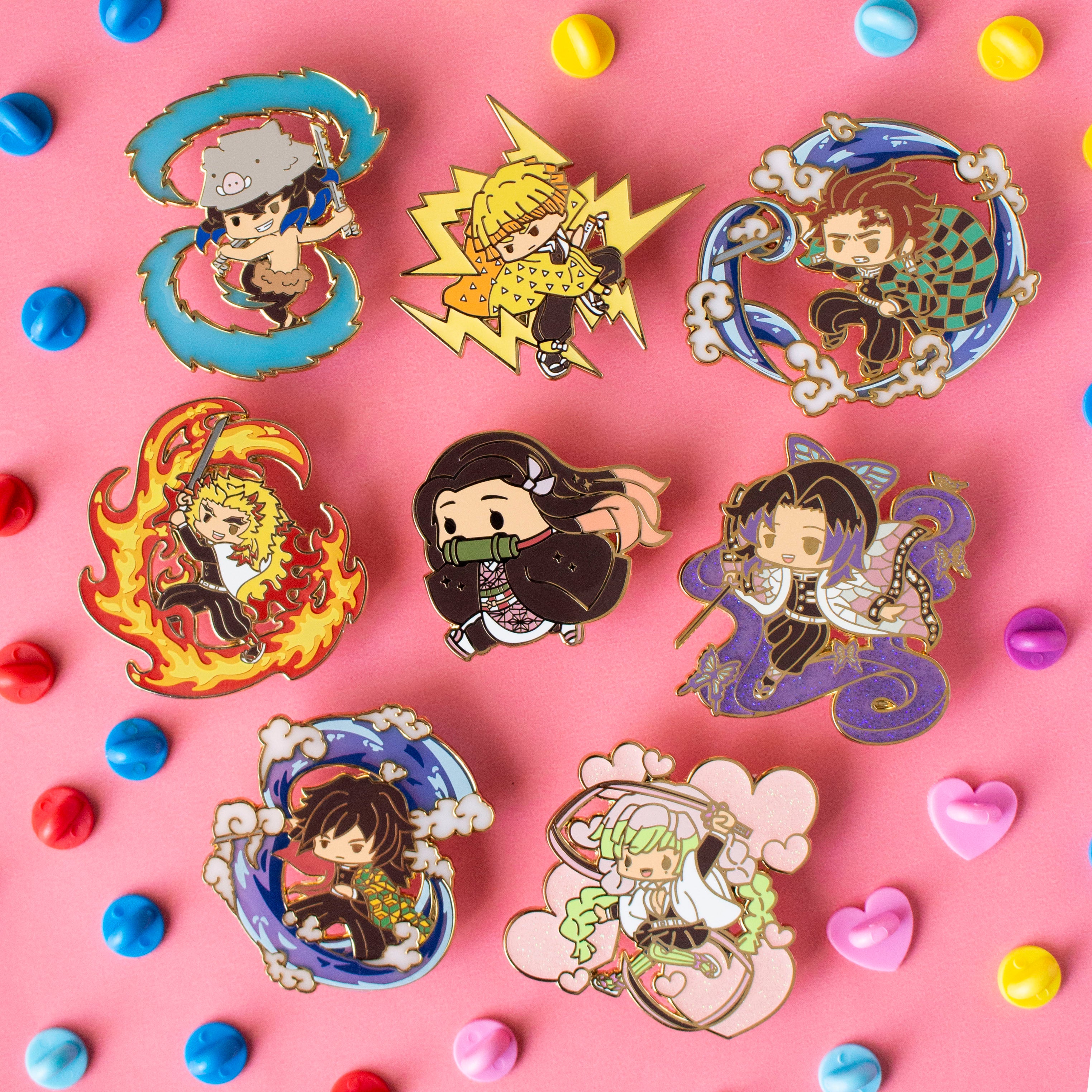 Buy Anime Pins | Shop Anime Enamel Pins | Free Delivery