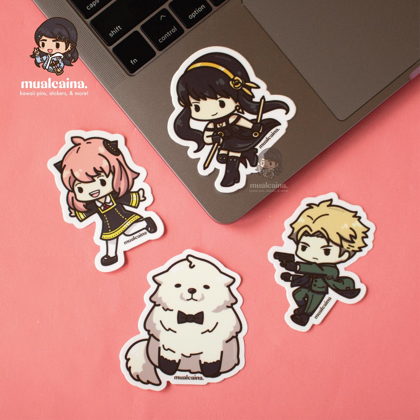 Anime Chibi Family Vinyl Stickers