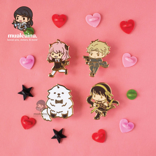 [B-GRADE SALE, Flawed] Family Anime Enamel Pins [FINAL SALE]