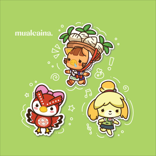NPC Vinyl Sticker Set of 3