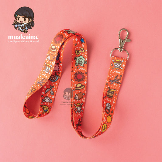 Pirate Anime Lanyard