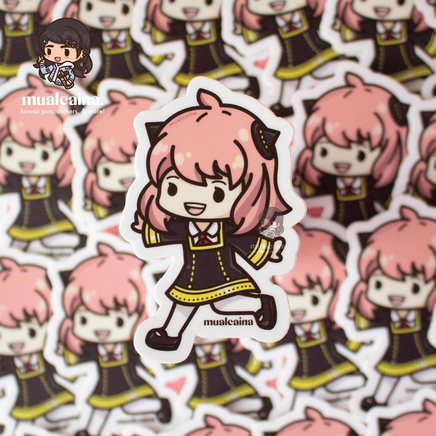 Anime Chibi Family Vinyl Stickers