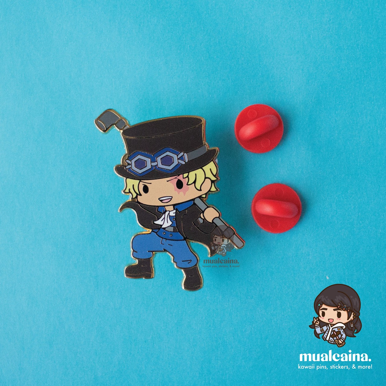 [B-GRADE SALE, Flawed] Anime Chibi Pirates Enamel Pins [FINAL SALE]