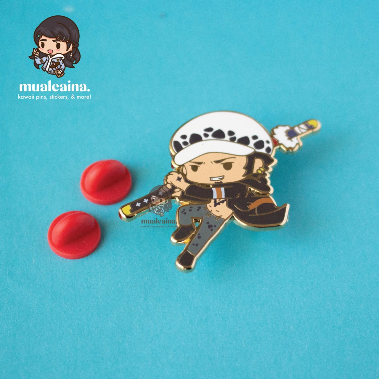 [B-GRADE SALE, Flawed] Anime Chibi Pirates Enamel Pins V2 [FINAL SALE]