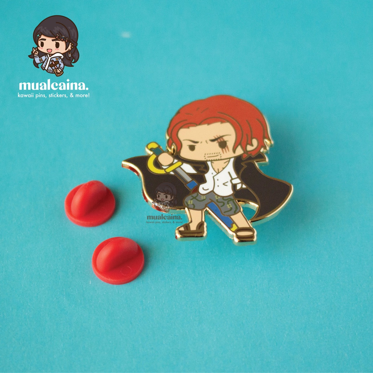 [B-GRADE SALE, Flawed] Anime Chibi Pirates Enamel Pins V2 [FINAL SALE]